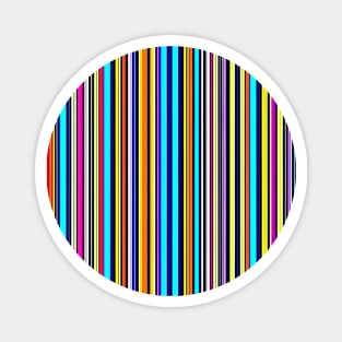 Colotful Stripes Pattern Magnet